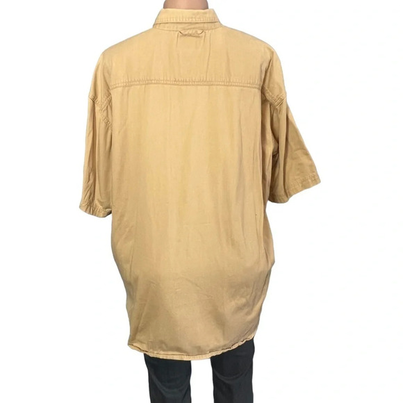 Sierra Pacific Vintage UF Tan Button Down Shirt - Picture 6 of 8